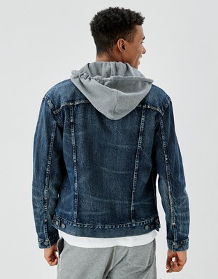 AE Hooded Denim Jacket