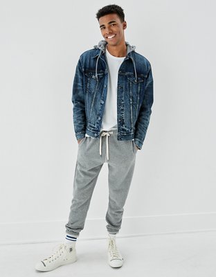 AE Hooded Denim Jacket