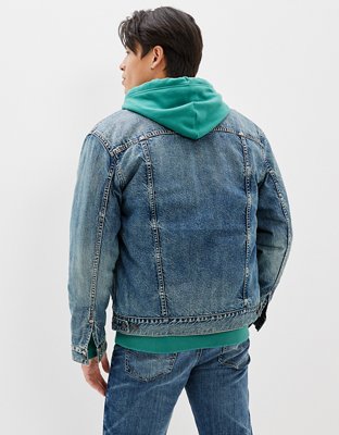 AE Sherpa Denim Jacket
