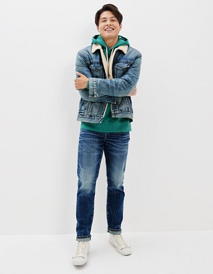 AE Sherpa Denim Jacket