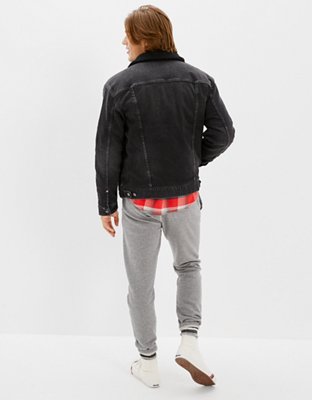 AE Sherpa Denim Jacket