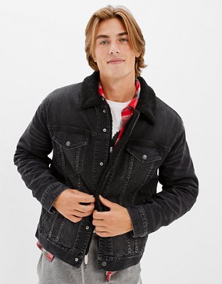 AE Sherpa Denim Jacket