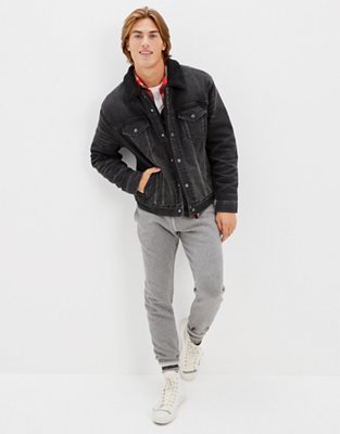 AE Sherpa Denim Jacket