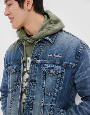 AE | LINE FRIENDS Denim Trucker Jacket