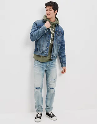 AE | LINE FRIENDS Denim Trucker Jacket