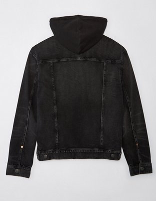 AE Hooded Denim Trucker Jacket