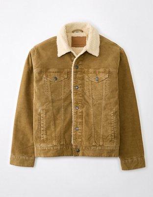 Corduroy jacket hot sale with sherpa