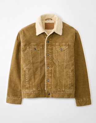 AE Corduroy Sherpa Trucker Jacket
