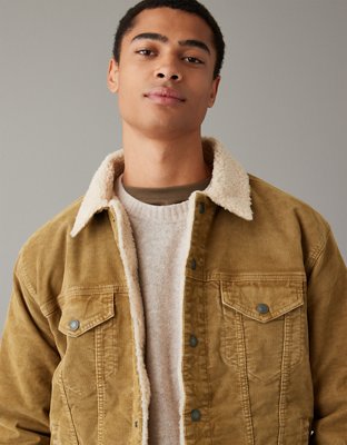 LJ&S Sherpa Corduroy Trucker Men's Tall Jacket