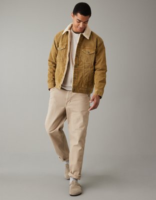 AE Corduroy Sherpa Trucker Jacket