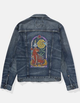 AE x Seher One Day of the Dead Classic Denim Trucker Jacket