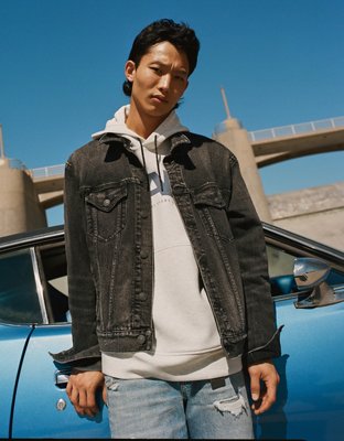 Denim trucker clearance jacket