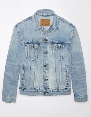 American eagle distressed denim jacket best sale