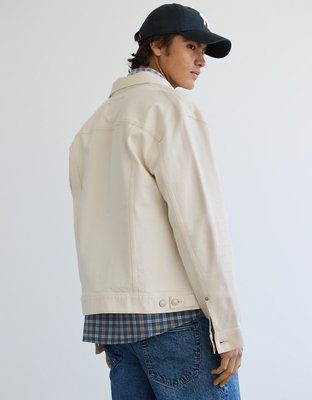 AE Chamarra de denim tipo trucker