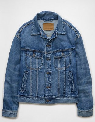 AE Sherpa Lined Denim Jacket