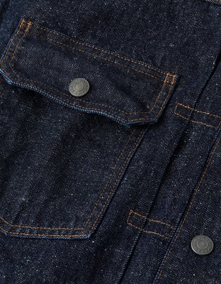 Veste en denim et sherpa AE
