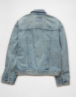 Мужская куртка American Eagle AE Relaxed Denim, цвет: Синий — фото 5