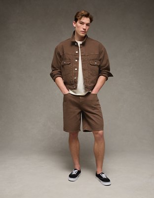 AE Relaxed Fit Denim Trucker Jacket