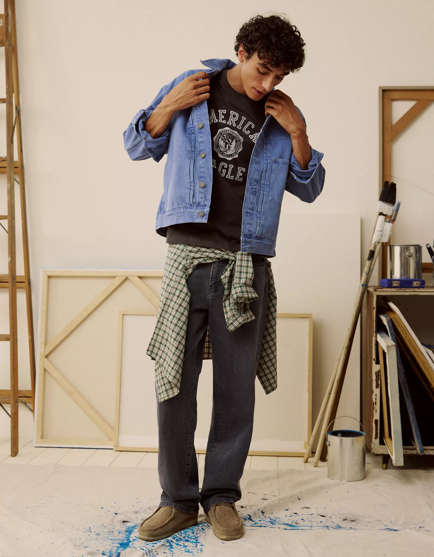 AE Relaxed Fit Denim Jacket - thumbnail 9