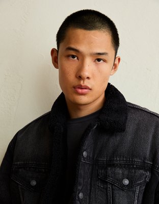 AE Sherpa Denim Jacket