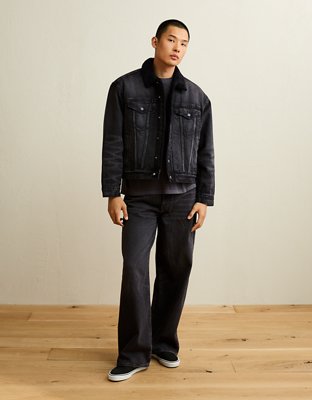 AE Sherpa Denim Jacket