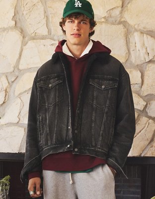 AE Sherpa Denim Jacket