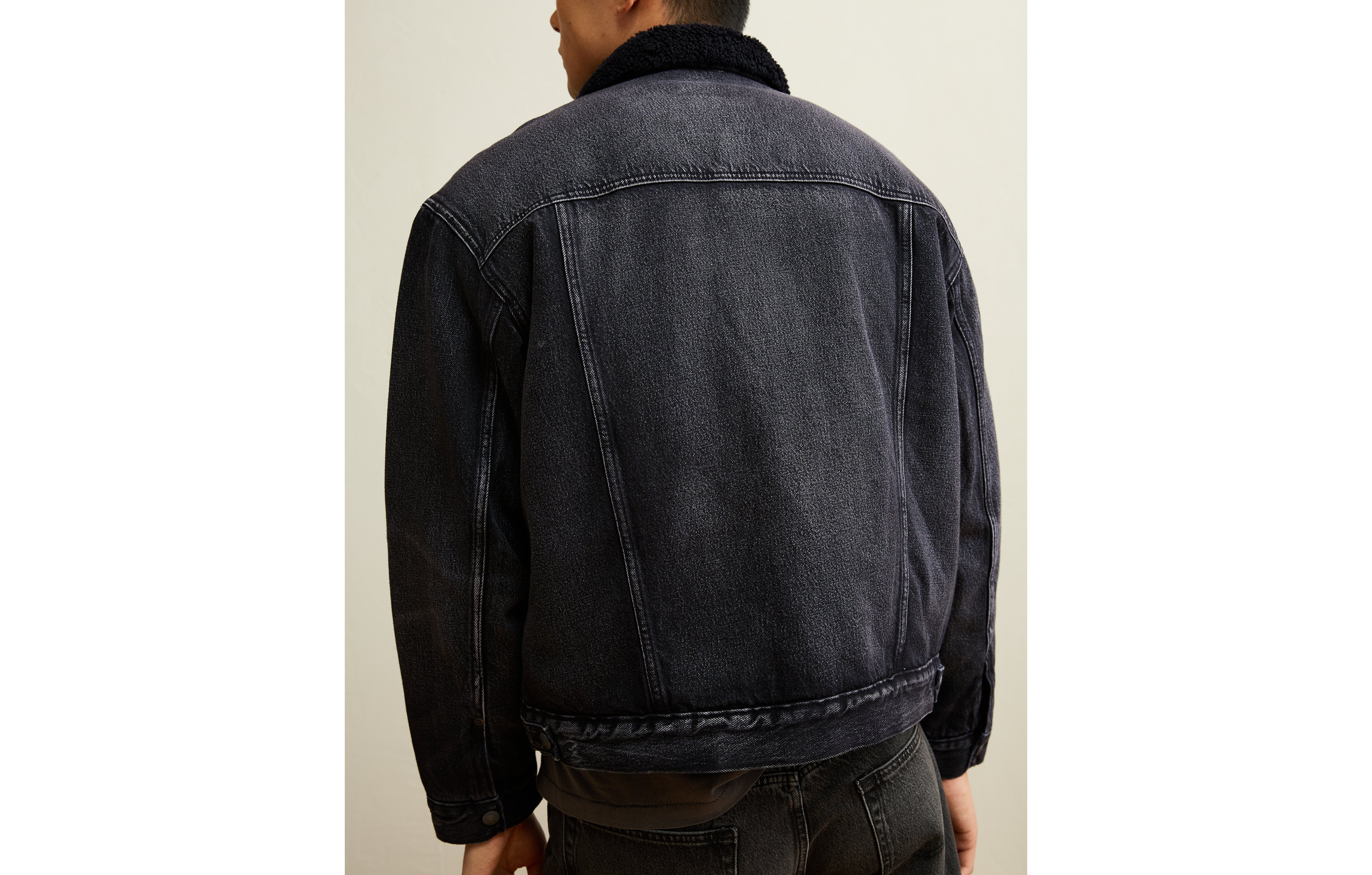 AE Sherpa Denim Jacket