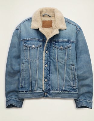 AE Sherpa Denim Jacket