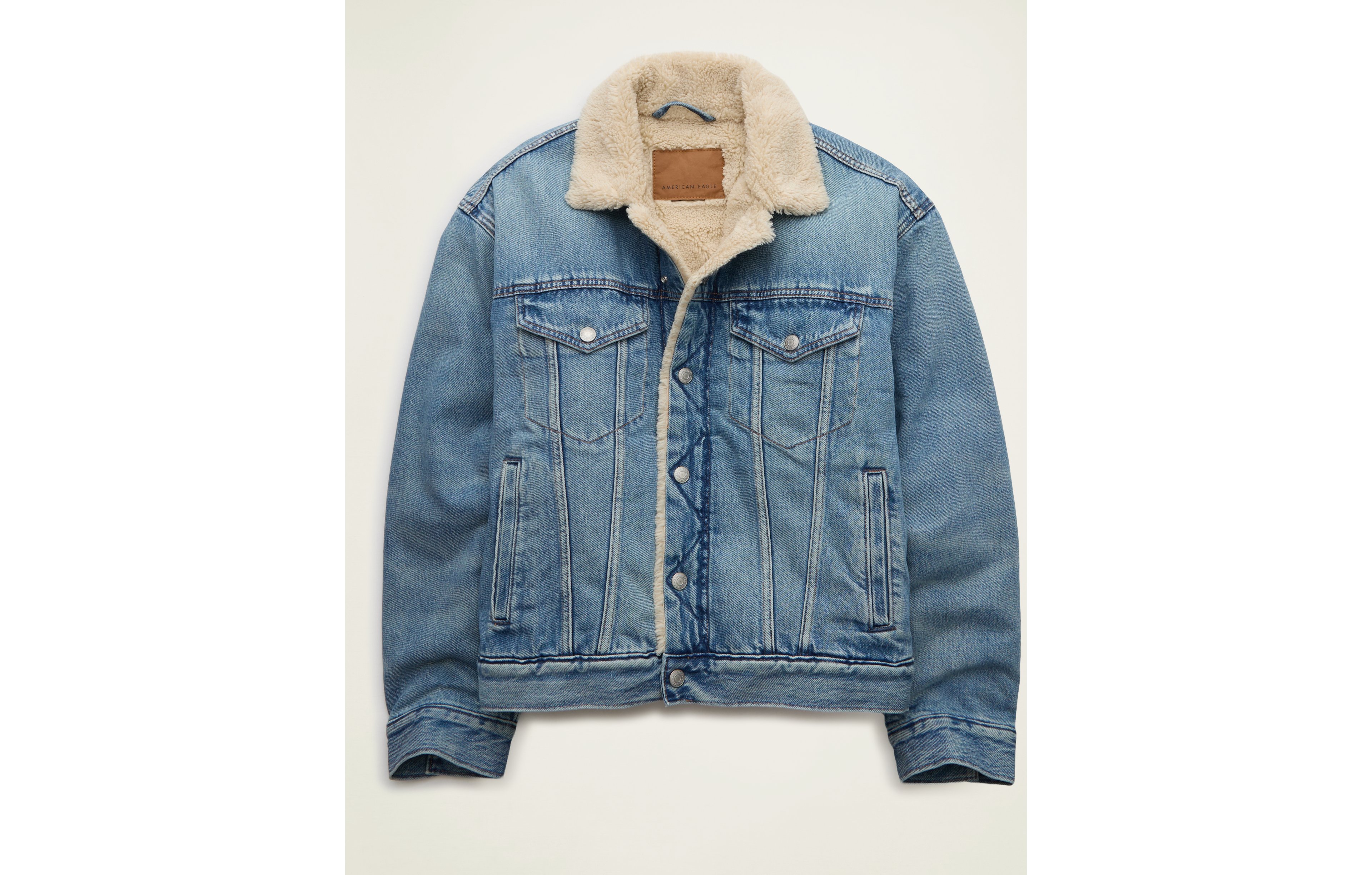 AE Sherpa Denim Jacket