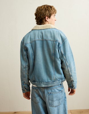 AE Sherpa Denim Jacket
