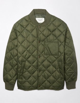 American eagle olive green on sale jacket