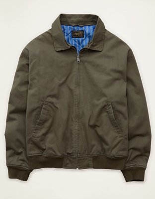 Мужская куртка American Eagle AE Sherpa Bomber, цвет: Оливковый — фото 5