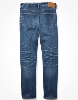 medium wash jeans mens