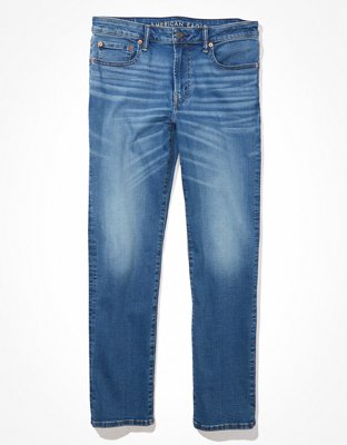 Buy American Eagle Men Blue Flex Original Straight Jean at