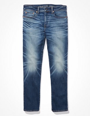 Мужские джинсы American Eagle AE AirFlex+ Temp Tech Original Straight Jean — фото 3