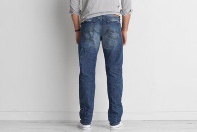 Мужские джинсы American Eagle Relaxed Straight Jean — фото 4