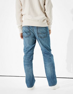 Мужские джинсы American Eagle AE AirFlex+ Relaxed Straight Jean — фото 2