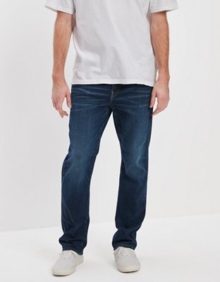 Buy American Eagle Men Blue Air Flex Plus Athletic Denim Short online