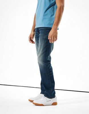 american eagle extreme flex relaxed straight jeans