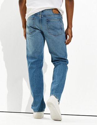 ae low rise baggy straight jean