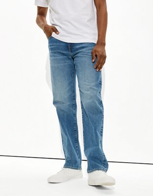 ae low rise baggy straight jean