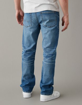 Мужские джинсы American Eagle AE AirFlex+ Ultrasoft Relaxed Straight Jean — фото 2