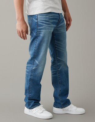 Мужские джинсы American Eagle AE AirFlex+ Ultrasoft Relaxed Straight Jean — фото 5