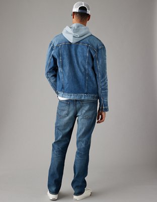 AE EasyFlex Distressed Relaxed Straight Jean