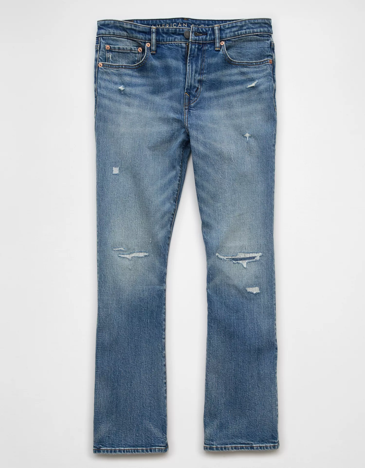 AE EasyFlex Patched Slim Bootcut Jean - thumbnail 3