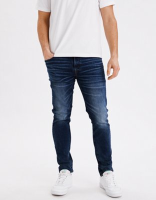 black american eagle skinny jeans