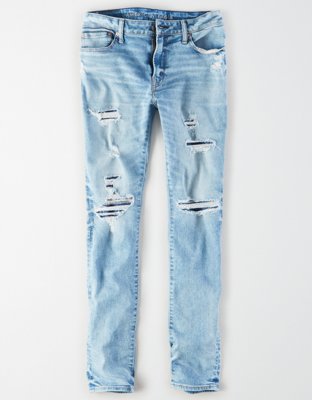 dark ripped jeans american eagle