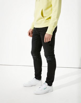 Мужские джинсы American Eagle AE AirFlex+ Patched Athletic Skinny Jean — фото 5