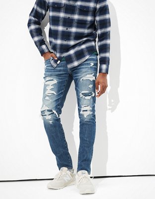 American eagle distressed skinny hot sale jeans