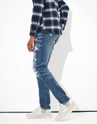 AE AirFlex+ Temp Tech Patched Athletic Skinny Jean